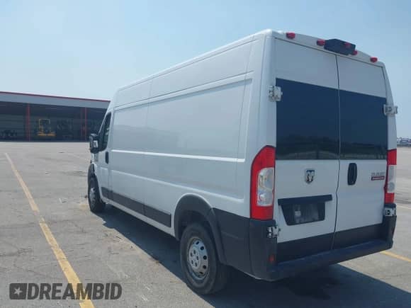 2021 Ram ProMaster Cargo z VIN 3C6LRVDG1ME521577, wystawiony jako IAAI lot #42947448 z przebiegiem 196 009 mil mil oraz . Historia ofert i sprzedaży dostępna na DreamBid. Obrazek 3.