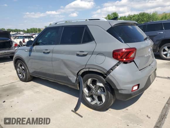 2021 Hyundai Venue SEL with VIN KMHRC8A36MU076466, listed as a Copart auction lot 62308055 with 66,389 mi miles and Salvage title. Bid and sale history available at DreamBid. Image 2.