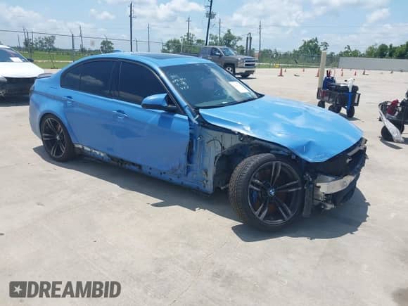 2015 BMW M3 with VIN WBS3C9C58FP805012, listed as a IAAI auction lot 42375769 with 140,162 mi miles and . Bid and sale history available at DreamBid. Image 1.