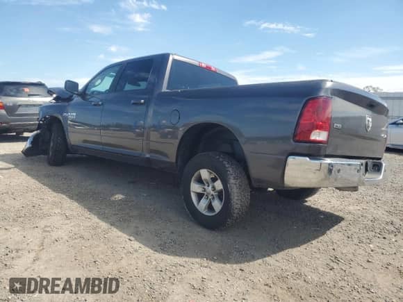 2021 Ram 1500 SLT with VIN 1C6RR7TTXMS535267, listed as a Copart auction lot 83873435 with 107,288 mi miles and Salvage title. Bid and sale history available at DreamBid. Image 2.