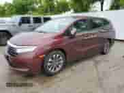 2021 Honda Odyssey EX-L с VIN 5FNRL6H78MB003061, выставлен на аукционе Copart как лот 59591165 с пробегом 41 574 миль миль и Списание • Salvage title. История ставок и продаж доступна на DreamBid. Изображение 1.