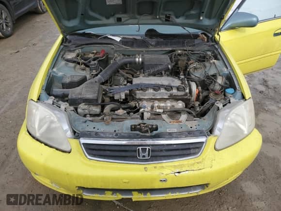 1999 Honda Civic z VIN 2HGEJ668XXH900205, wystawiony jako Copart lot #49506045 z przebiegiem 189 408 mil mil oraz Szkoda całkowita • Salvage title. Historia ofert i sprzedaży dostępna na DreamBid. Obrazek 11.