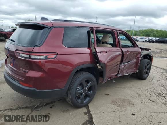 2025 Jeep Grand Cherokee Limited z VIN 1C4RJKBG0S8701376, wystawiony jako Copart lot #58156755 z przebiegiem 344 mil mil oraz Czysty tytuł • Clean title. Historia ofert i sprzedaży dostępna na DreamBid. Obrazek 3.