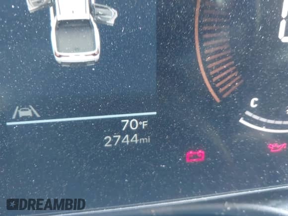 2025 Hyundai Santa Cruz SEL with VIN 5NTJB4DEXSH126191, listed as a IAAI auction lot 41847233 with 2,744 mi miles and . Bid and sale history available at DreamBid. Image 7.
