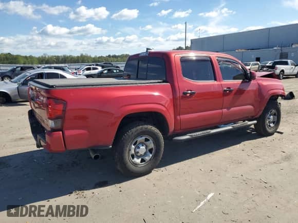 2020 Toyota Tacoma SR with VIN 3TMCZ5AN5LM353734, listed as a Copart auction lot 81958555 with 105,361 mi miles and Salvage title. Bid and sale history available at DreamBid. Image 3.