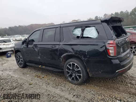 2021 Chevrolet Suburban RST с VIN 1GNSKEKD4MR210450, выставлен на аукционе Copart как лот 84372054 с пробегом 98 560 миль миль и Списание • Salvage title. История ставок и продаж доступна на DreamBid. Изображение 2.
