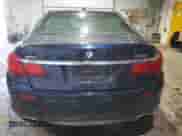 2015 BMW 7 Series 750i xDrive with VIN WBAYB6C57FD965931, listed as a Copart auction lot 44422205 with 100,702 mi miles and Salvage title. Bid and sale history available at DreamBid. Image 6.