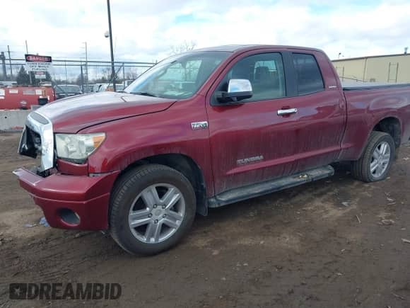 2007 Toyota Tundra Limited with VIN 5TBBV58117S451619, listed as a IAAI auction lot 41429817 with 172,927 mi miles and . Bid and sale history available at DreamBid. Image 2.