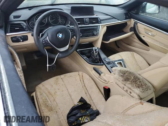 2014 BMW 4 Series 428i xDrive with VIN WBA3V9C58EPR69552, listed as a Copart auction lot 74082874 with Not provided miles and Salvage title. Bid and sale history available at DreamBid. Image 8.