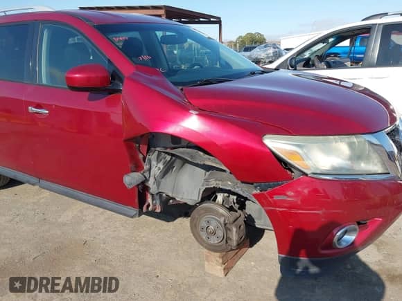 2015 Nissan Pathfinder SL with VIN 5N1AR2MM0FC649223, listed as a IAAI auction lot 42745011 with 202,340 mi miles and . Bid and sale history available at DreamBid. Image 6.