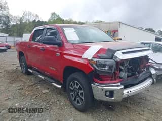2021 Toyota Tundra SR5 with VIN 5TFDY5F1XMX968711, listed as a IAAI auction lot 41954220 with 65,252 mi miles and . Bid and sale history available at DreamBid. Image 1.