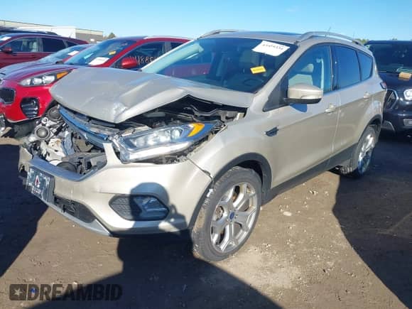 2017 Ford Escape Titanium с VIN 1FMCU9JD5HUC45982, выставлен на аукционе IAAI как лот 43489334 с пробегом 129 617 миль миль и . История ставок и продаж доступна на DreamBid. Изображение 2.