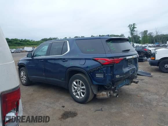 2023 Chevrolet Traverse LS with VIN 1GNEVFKW6PJ205314, listed as a IAAI auction lot 42613477 with 54,394 mi miles and . Bid and sale history available at DreamBid. Image 15.