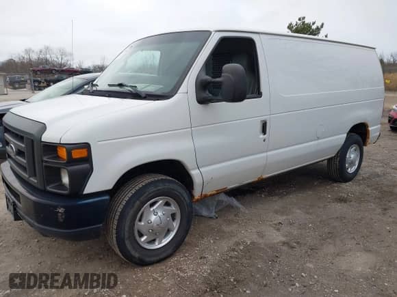 2009 Ford Econoline Cargo Commercial with VIN 1FTNE24W19DA41714, listed as a IAAI auction lot 40910548 with 179,157 mi miles and . Bid and sale history available at DreamBid. Image 2.