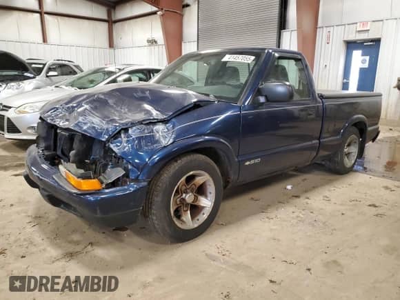 2003 Chevrolet S-10 with VIN 1GCCS14X238266579, listed as a Copart auction lot 41457055 with 115,201 mi miles and Clean title. Bid and sale history available at DreamBid. Image 1.