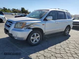 2006 Honda Pilot EX-L with VIN 5FNYF18746B029472, listed as a Copart auction lot 69482795 with 120,691 mi miles and Salvage title. Bid and sale history available at DreamBid. Image 1.