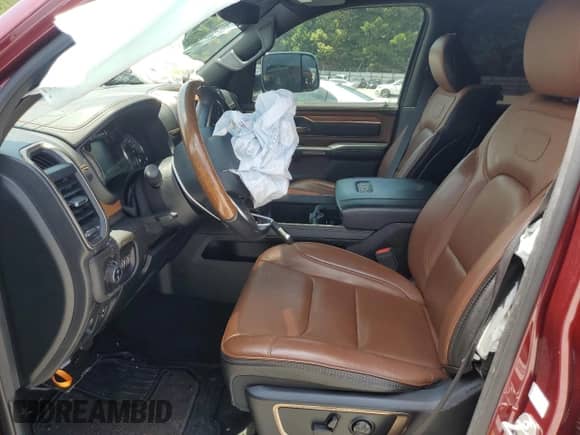 2020 Ram 1500 Longhorn with VIN 1C6SRFKM9LN221015, listed as a Copart auction lot 65352644 with 60,437 mi miles and Salvage title. Bid and sale history available at DreamBid. Image 7.