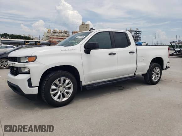 2021 Chevrolet Silverado 1500 Custom with VIN 1GCRWBEK6MZ339388, listed as a Copart auction lot 65214035 with 90,012 mi miles and Salvage title. Bid and sale history available at DreamBid. Image 1.