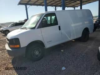 2003 Chevrolet Express Cargo с VIN 1GCGG25U331180185, выставлен на аукционе Copart как лот 63949055 с пробегом 64 136 миль миль и Чистый • Clean title. История ставок и продаж доступна на DreamBid. Изображение 1.