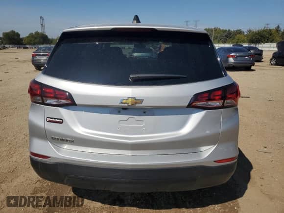 2022 Chevrolet Equinox LS with VIN 2GNAXHEVXN6113396, listed as a Copart auction lot 80800135 with 44,960 mi miles and Salvage title. Bid and sale history available at DreamBid. Image 6.