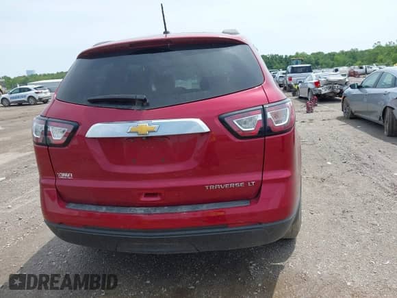 2014 Chevrolet Traverse LT z VIN 1GNKRHKD4EJ160615, wystawiony jako IAAI lot #42534498 z przebiegiem 123 495 mil mil oraz . Historia ofert i sprzedaży dostępna na DreamBid. Obrazek 16.