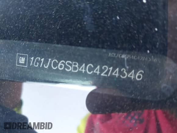 2012 Chevrolet Sonic LT z VIN 1G1JC6SB4C4214346, wystawiony jako IAAI lot #40296983 z przebiegiem 116 014 mil mil oraz . Historia ofert i sprzedaży dostępna na DreamBid. Obrazek 9.