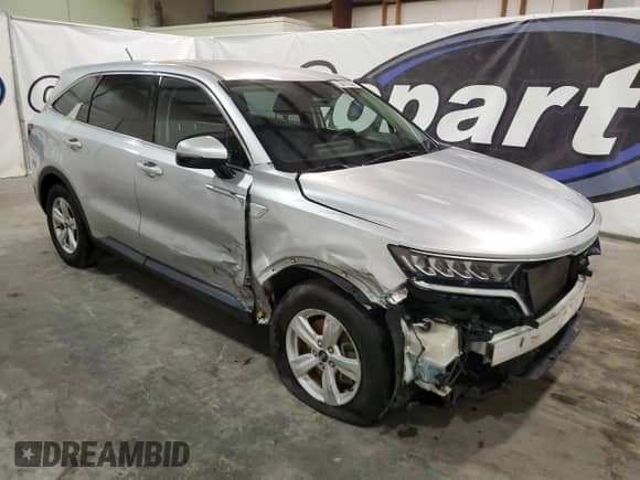 2021 Kia Sorento LX with VIN 5XYRG4LCXMG021700, listed as a Copart auction lot 81026475 with 90,814 mi miles and Clean title. Bid and sale history available at DreamBid. Image 4.