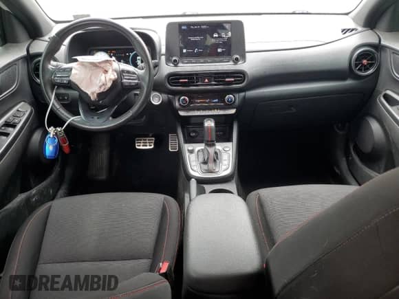 2022 Hyundai Kona N Line z VIN KM8K3CA30NU778515, wystawiony jako Copart lot #66001705 z przebiegiem 76 170 mil mil oraz Szkoda całkowita • Salvage title. Historia ofert i sprzedaży dostępna na DreamBid. Obrazek 8.