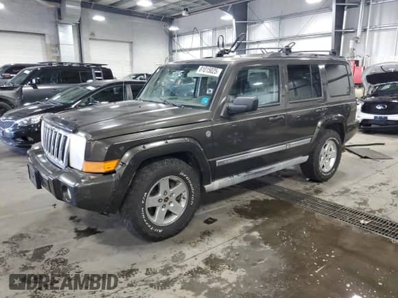 2006 Jeep Commander Limited with VIN 1J8HG58296C143451, listed as a Copart auction lot 81015025 with 167,932 mi miles and Salvage title. Bid and sale history available at DreamBid. Image 1.