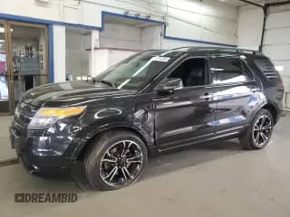 2013 Ford Explorer Sport z VIN 1FM5K8GT2DGB40378, wystawiony jako Copart lot #82374235 z przebiegiem 150 715 mil mil oraz Szkoda całkowita • Salvage title. Historia ofert i sprzedaży dostępna na DreamBid. Obrazek 1.