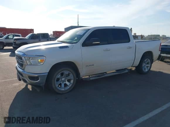 2020 Ram 1500 Lone Star with VIN 1C6SRFFT8LN397121, listed as a IAAI auction lot 43137717 with 97,692 mi miles and . Bid and sale history available at DreamBid. Image 17.