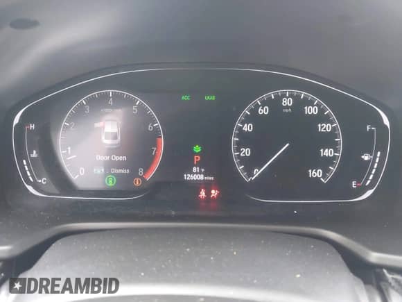 2018 Honda Accord EX-L с VIN 1HGCV1F6XJA036842, выставлен на аукционе IAAI как лот 42764858 с пробегом 126 008 миль миль и . История ставок и продаж доступна на DreamBid. Изображение 7.