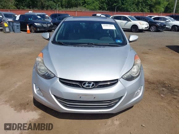 2013 Hyundai Elantra GLS with VIN KMHDH4AE7DU970868, listed as a IAAI auction lot 42987914 with 114,448 mi miles and . Bid and sale history available at DreamBid. Image 12.