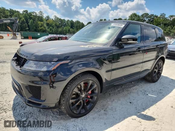 2022 Land Rover Range Rover Sport HST with VIN SALWS2RU6NA236572, listed as a Copart auction lot 69869635 with 14,417 mi miles and Salvage title. Bid and sale history available at DreamBid. Image 1.
