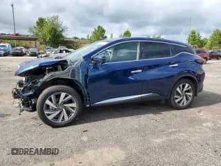 2021 Nissan Murano SL with VIN 5N1AZ2CS2MC137878, listed as a Copart auction lot 64724045 with 61,813 mi miles and Salvage title. Bid and sale history available at DreamBid. Image 1.