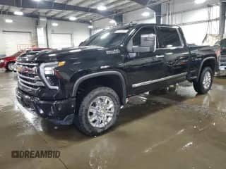 2024 Chevrolet Silverado 3500HD High Country с VIN 2GC4YVEY8R1122399, выставлен на аукционе Copart как лот 69914985 с пробегом 58 929 миль миль и Списание • Salvage title. История ставок и продаж доступна на DreamBid. Изображение 1.