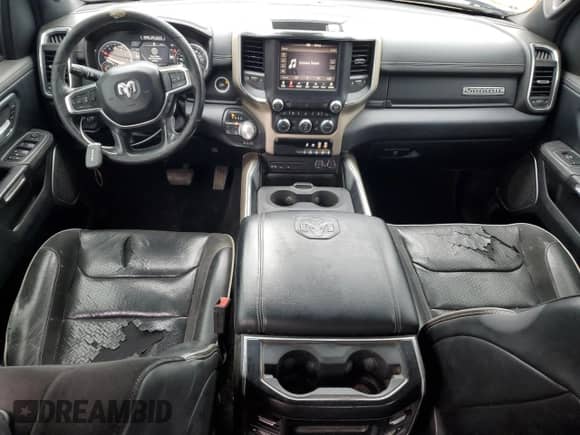 2019 Ram 1500 Laramie with VIN 1C6SRFJT2KN584215, listed as a Copart auction lot 85362895 with 267,246 mi miles and Salvage title. Bid and sale history available at DreamBid. Image 8.