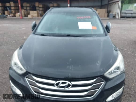 2014 Hyundai Santa Fe with VIN 5XYZU3LA1EG183332, listed as a IAAI auction lot 43307798 with 162,843 mi miles and . Bid and sale history available at DreamBid. Image 6.