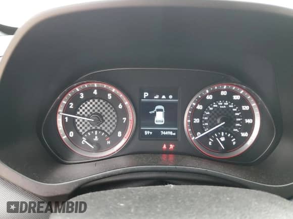 2019 Hyundai Veloster 2.0 z VIN KMHTG6AF5KU018693, wystawiony jako Copart lot #76660363 z przebiegiem 74 498 mil mil oraz . Historia ofert i sprzedaży dostępna na DreamBid. Obrazek 9.