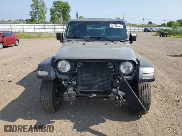 2022 Jeep Wrangler Sport S with VIN 1C4HJXAG3NW240510, listed as a Copart auction lot 62459755 with 25,762 mi miles and Salvage title. Bid and sale history available at DreamBid. Image 5.