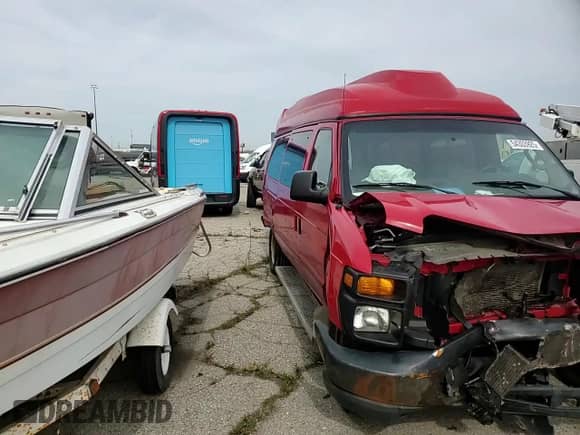 2012 Ford Econoline Cargo Commercial with VIN 1FTNS2EL0CDA38243, listed as a Copart auction lot 54303925 with 175,688 mi miles and Clean title. Bid and sale history available at DreamBid. Image 14.