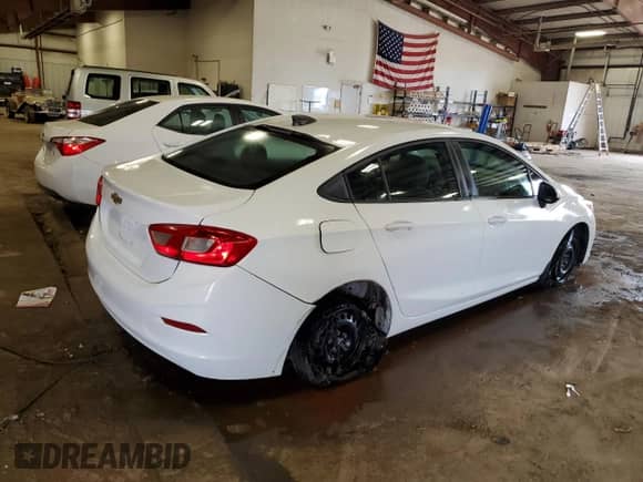 2017 Chevrolet Cruze LS with VIN 1G1BC5SM9H7131517, listed as a Copart auction lot 67117765 with 92,788 mi miles and Clean title. Bid and sale history available at DreamBid. Image 3.
