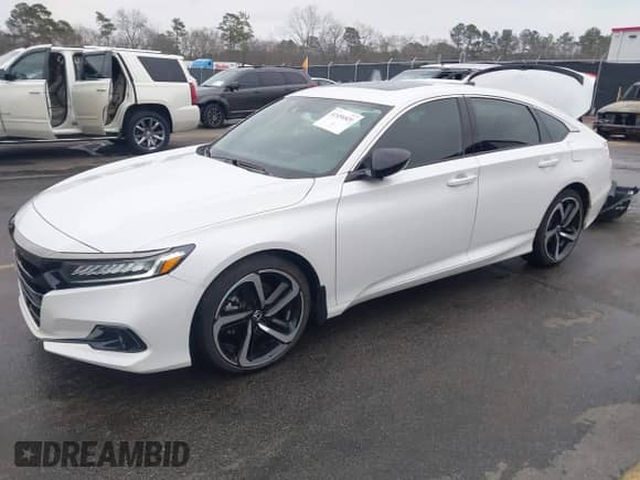 2022 Honda Accord Sport с VIN 1HGCV2F34NA016832, выставлен на аукционе IAAI как лот 41456829 с пробегом 34 019 миль миль и . История ставок и продаж доступна на DreamBid. Изображение 2.