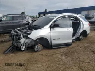 2021 Chevrolet Equinox Premier with VIN 2GNAXNEV9M6128534, listed as a Copart auction lot 56730595 with Not provided miles and Non repairable. Bid and sale history available at DreamBid. Image 1.