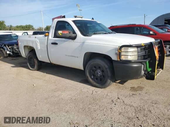 2007 Chevrolet Silverado 1500 Work Truck with VIN 1GCEC14C57Z617813, listed as a Copart auction lot 70151605 with 190,688 mi miles and Clean title. Bid and sale history available at DreamBid. Image 4.