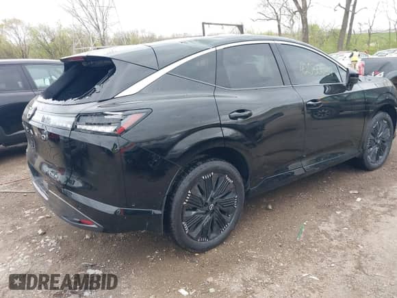 2025 Nissan Murano Platinum with VIN 5N1AZ3DT0SC104033, listed as a IAAI auction lot 42030534 with 1,836 mi miles and . Bid and sale history available at DreamBid. Image 4.