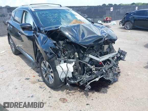 2016 Nissan Murano Platinum with VIN 5N1AZ2MG4GN139604, listed as a IAAI auction lot 43049948 with 75,957 mi miles and . Bid and sale history available at DreamBid. Image 6.