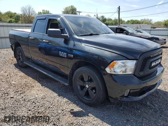 2015 Ram 1500 ST with VIN 1C6RR7FT5FS656108, listed as a Copart auction lot 80458625 with 152,053 mi miles and Salvage title. Bid and sale history available at DreamBid. Image 4.
