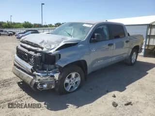 2021 Toyota Tundra SR5 with VIN 5TFEY5F15MX289871, listed as a Copart auction lot 60571715 with 49,367 mi miles and Salvage title. Bid and sale history available at DreamBid. Image 1.