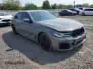 2021 BMW 5 Series 540i xDrive with VIN WBA73BJ04MWX24189, listed as a Copart auction lot 60062205 with 39,881 mi miles and Salvage title. Bid and sale history available at DreamBid. Image 4.